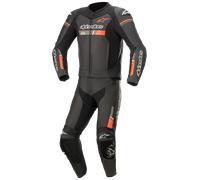 Traje de cuero Alpinestars GP Force Chaser 2-Piezas Negro/Rojo/Flúor58 Negro,Rojo,Flúor