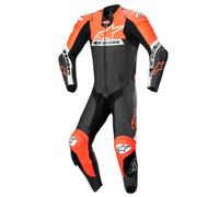 Traje de cuero Alpinestars Missile V2 Ward 1 pieza - negro/rojo flo/blanco...