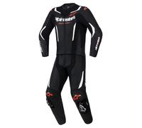 Alpinestars GP Force V2, traje de cuero 2pcs. 48 male Negro/Blanco/Rojo Neón