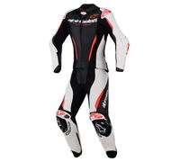 Traje De Cuero Para Moto Alpinestars Stella GP-R7 2Pc Mujer Negro/Blanco/Rojo Flúor44 Negro,Blanco,Rojo Flúor