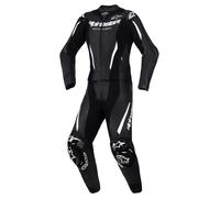 Alpinestars Stella GP-R7 Traje de cuero de moto de dos piezas para mujeres, negro, Talla 46
