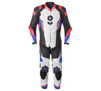 Traje de Cuero para Moto de 1 Pieza GMS GRC-1 Negro/Azul/Rojo48 Negro,Azul,Rojo