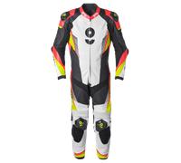 GMS-Moto GRC-1, traje de cuero 1pcs. 50 male Negro/Blanco/Rojo/Amarillo