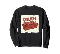 Traje de Demonio Rojo para los Amantes de los Monstruos y los sofás Sudadera