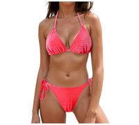 Traje De Dos Piezas para Mujer Parte Superior del Bikini Push Up Mensajes Vendedor Top De Bikini Bandeau para Mujer Más Cuadrado Bikinis Traje Baño Adelgazante, Conjunto Bikinis Ocio Baño Dos Piezas