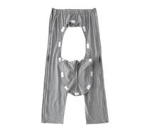 Traje de enfermería Pantalones con cremallera para el cuidado del paciente, pantalones para incontinencia, batas para pacientes, ropa para pacientes postrados en cama para poscirugía