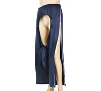Traje de enfermería Pantalones de cuidado del paciente con cremalleras, ropa de enfermería de algodón, pantalones abiertos para pacientes con parálisis para pacientes postrados