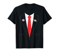 Traje de esmoquin para el Día del Presidente, disfraz Trump Pin 2020 Camiseta