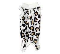 Traje de esterilización para gatos, mono antilamer para mascotas, cuello transpirable, mono alternativo para gatos, para cuidado de esterilización de perros pequeños felinos, protección de heridas abd