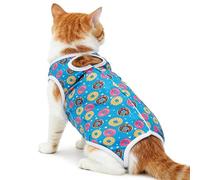 Traje De Esterilización Para Perros - Ropa Anti-Lamiendo Para Mascotas | Alternativa A Collerette Ropa Post Operatorio | Para Cuidado Esterilización Herida Abdominal Gato Y Perro Pequeño