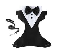 Traje de fiesta de boda para el tumo para perros traje de paz para boda para perros, atuendo de boda de perros remolcado camisa de corbata de la boda de la boda, atuendo de boda de vestuario de perros