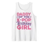 Traje de Fiesta de cumpleaños con Texto en inglés Daddy of The Birthday Camiseta sin Mangas