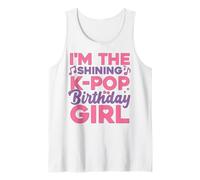 Traje de Fiesta de cumpleaños con Texto en inglés I'm The Birthday Girl Camiseta sin Mangas