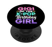 Traje de Fiesta de cumpleaños de Gigi of The Anime K Pop Girl Grandma PopSockets PopGrip Adhesivo