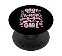 Traje de Fiesta de cumpleaños de Gigi of The Anime K Pop Girl Grandma PopSockets PopGrip Adhesivo