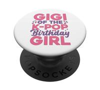 Traje de Fiesta de cumpleaños de Gigi of The Anime K Pop Girl Grandma PopSockets PopGrip Adhesivo