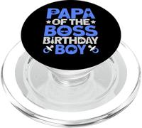 Traje de Fiesta de cumpleaños de papá del Jefe como un Abuelo Jefe PopSockets PopGrip para MagSafe