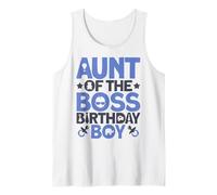 Traje de Fiesta de cumpleaños de tía del Jefe como una tía jefa Camiseta sin Mangas