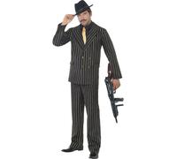 Traje de Gángster 1920s Hombre Disfraz 20s Zoot Suit Adultos Nuevo M-XL
