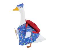 Traje de gansos de vuelta a la escuela | Conjunto de traje de regreso a la escuela para estatua de gansos del porche | 1 juego de decoración artística para jardín al aire libre, césped, patio