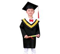 Traje de graduación para niños Conjunto con Borla y Faja 2025 Cape jardín Infantes Preescolar/guardería Sombrero a Juego en Edad Preescolar