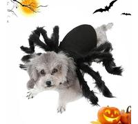 Traje de Halloween para mascotas - Traje de araña aterrador gatos perros | Simulación vestir ropa pequeñas mascotas medianas, celebración de vacaciones única en busca de eventos desfiles decoración