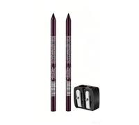 Traje de lápiz de delineador de gel de color, 2 bolígrafos de delineador de ojos, bolígrafo de delineador de ojos impermeable, sombra de ojos, ceja, lápiz de ojos (18#)