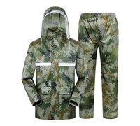 Traje de lluvia para hombre de bicicleta con reflectante para mujer, chaqueta de lluvia y pantalones de lluvia, juego de ropa de trabajo impermeable para hombre, poncho de lluvia, traje de nieve para