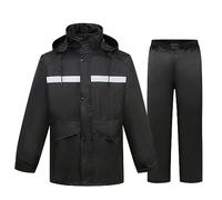 Traje de lluvia para hombre de bicicleta con reflectante para mujer, chaqueta de lluvia y pantalones de lluvia, juego de ropa de trabajo impermeable para hombre, poncho de lluvia, traje de nieve para