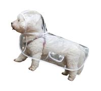 Traje de Lluvia para Perros de de Uso rápido, Equipo para Exteriores con Aislamiento de Corte ergonómico para Perritos Que se mueven rápidamente en Lluvias intensas, Cortavientos Impermeable