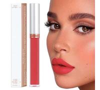 Traje de maquillaje de lápiz labial mate Liquid de 18 colores, nuevo regalo de San Valentín de cumpleaños con taza antiadherente impermeable de larga duración (Color : 10#)