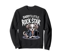 Traje de micrófono para cachorros Little Rock Star de Daddy's Sudadera