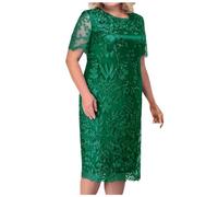Traje De Mujer para Boda y Noche - Vestido Elegante con Brillo De Fiesta, Corte Sirena, Corto - Vestidos Invitada Boda Rebajas