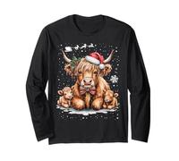 Traje de Navidad de Vaca de Las Tierras Altas, Idea para Mujer, Vaca de Las Manga Larga