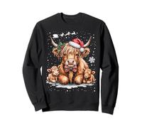 Traje de Navidad de Vaca de Las Tierras Altas, Idea para Mujer, Vaca de Las Sudadera