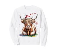 Traje de Navidad de Vaca de Las Tierras Altas, Idea para Mujer, Vaca de Las Sudadera