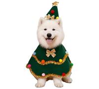 Traje de Navidad para perro, ropa de árbol de Navidad para mascotas, lindos disfraces para cachorros, para fiestas, reuniones, vacaciones, fotografía, caminar al aire libre, perros pequeños, medianos