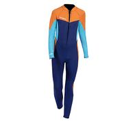Traje de neopreno térmico de 2,5 mm para niños, traje de baño de buceo, color azul, talla 10