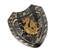 Traje de para escudo de soldado romano estilo medieval vintage
