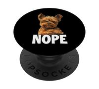 Traje de Paseo Yorki, Traje para dueños de Perros Yorkshire PopSockets PopGrip Adhesivo