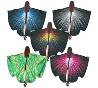 Traje De Pavo Real Para Mujeres - 66,14 * 53,54 Pulgadas Capa De Para Mujeres | Capa De Alas De Plumas De Poliéster Con Diadema Para Niñas Para Acción De Gracias, Día de la Madre, Día de San