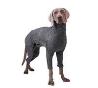 Traje de perro con control de desprendimiento para perros de recuperación de cirugía en interiores, overol de una pieza, camisa calmante para la ansiedad, para perros machos y hembras, overol para