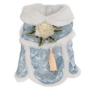 Traje de Perros de Estilo Chino Agrupo de Lujo cálido Año Nuevo Disfraz de Fiesta de la Familia (S)