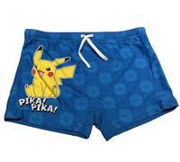 Traje de Pokemon para niño - Traje de baño para niño - Traje de piscina - Pokeball Pokemon Pika Pika Pikachu - Pantalones cortos de bóxer de natación para niños (6 años)