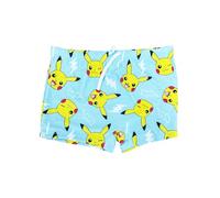 Traje de Pokemon para Niño - Traje de Baño para Niño - Traje de Piscina - Pokeball Pokemon Pikachu - Bóxer de Natación para Niños (FR/ES, Edad, 5 años, Regular, Azul Blanco)