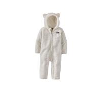 Traje de polar para bebé Patagonia Colorín de peluche para bebé (blanco abedul)