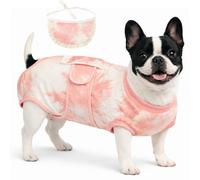 Traje de recuperación de cirugía para perros, alternativa de collar electrónico y cono, mameluco quirúrgico para perros, hembras y machos después de esterilizar, trajes de cuerpo suave después de