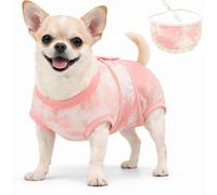 Traje de recuperación de cirugía para perros, collar electrónico y cono alternativo, mameluco quirúrgico para perros, gatos, hembras y machos después de esterilizar, trajes de cuerpo suave para