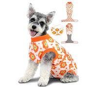 Traje de recuperación de cirugía para perros, collar electrónico y cono alternativo, mameluco quirúrgico para perros, gatos, hembras y machos después de esterilizar, trajes de cuerpo suave después de