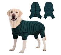 Traje de Recuperación de Cirugía para Perros, Post Operatorio Protector de Heridas Abdominales Traje Recuperacion Perro Body Perro Post Cirugía Hembra Transpirable, para Perros y Gatos (Verde, XL)